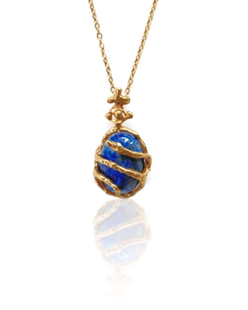 Jajo Orfickie Lapis Lazuli Gold
